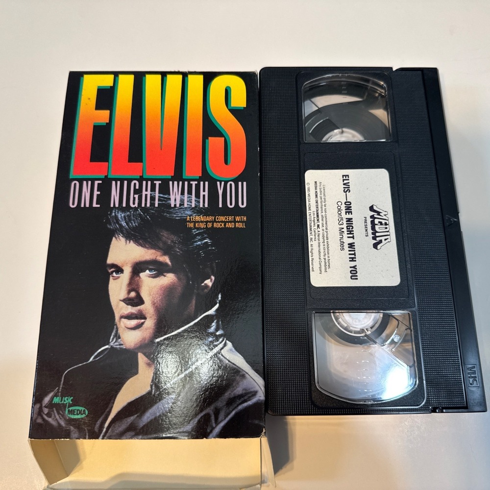 "Elvis:‎ One Night With You | Rare Vintage VHS Tape – Collector's Edition